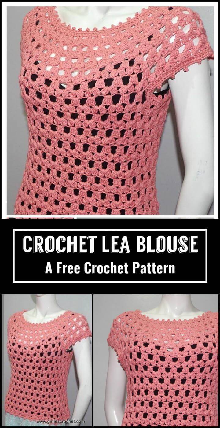 Crochet Lea Blouse A Free Crochet Pattern